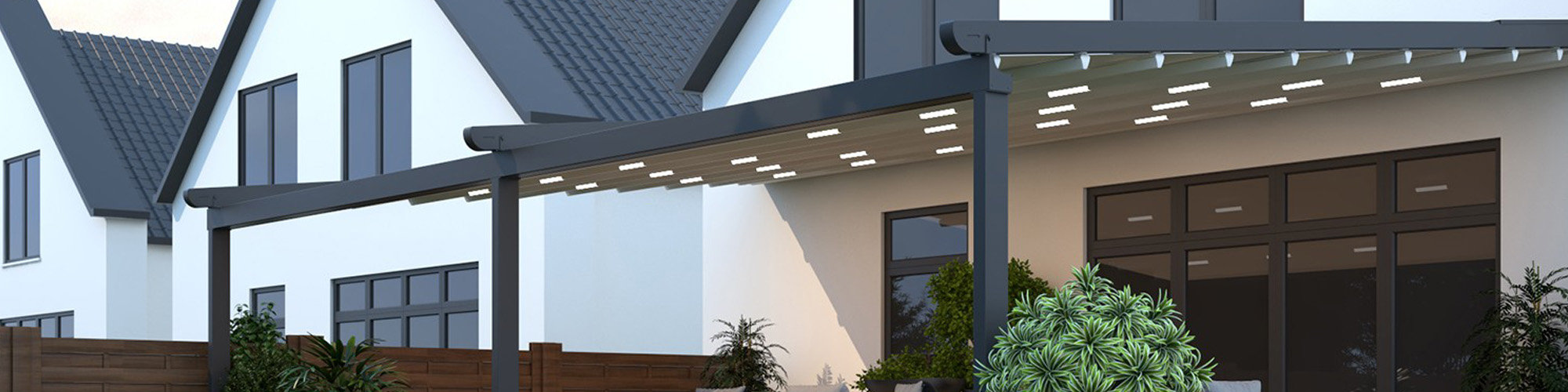 Verdeca; Folding roof with aluminum frame slider